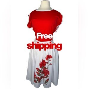 70s Alfred Shaheen Red Floral Maxi Dress – Hawaiian Vintage Icon Size 10